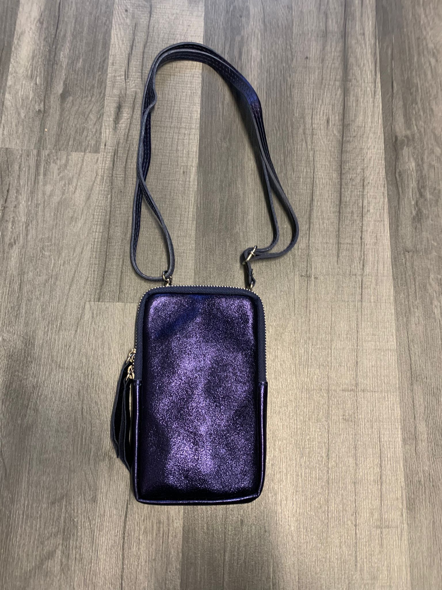 Metallic phone bag