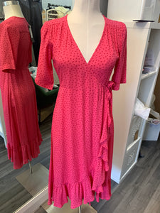 Pomodoro wrap Dress