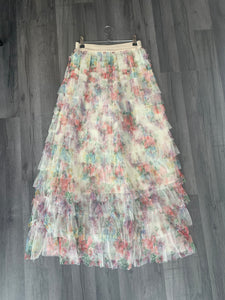 Tulle multi coloured skirt