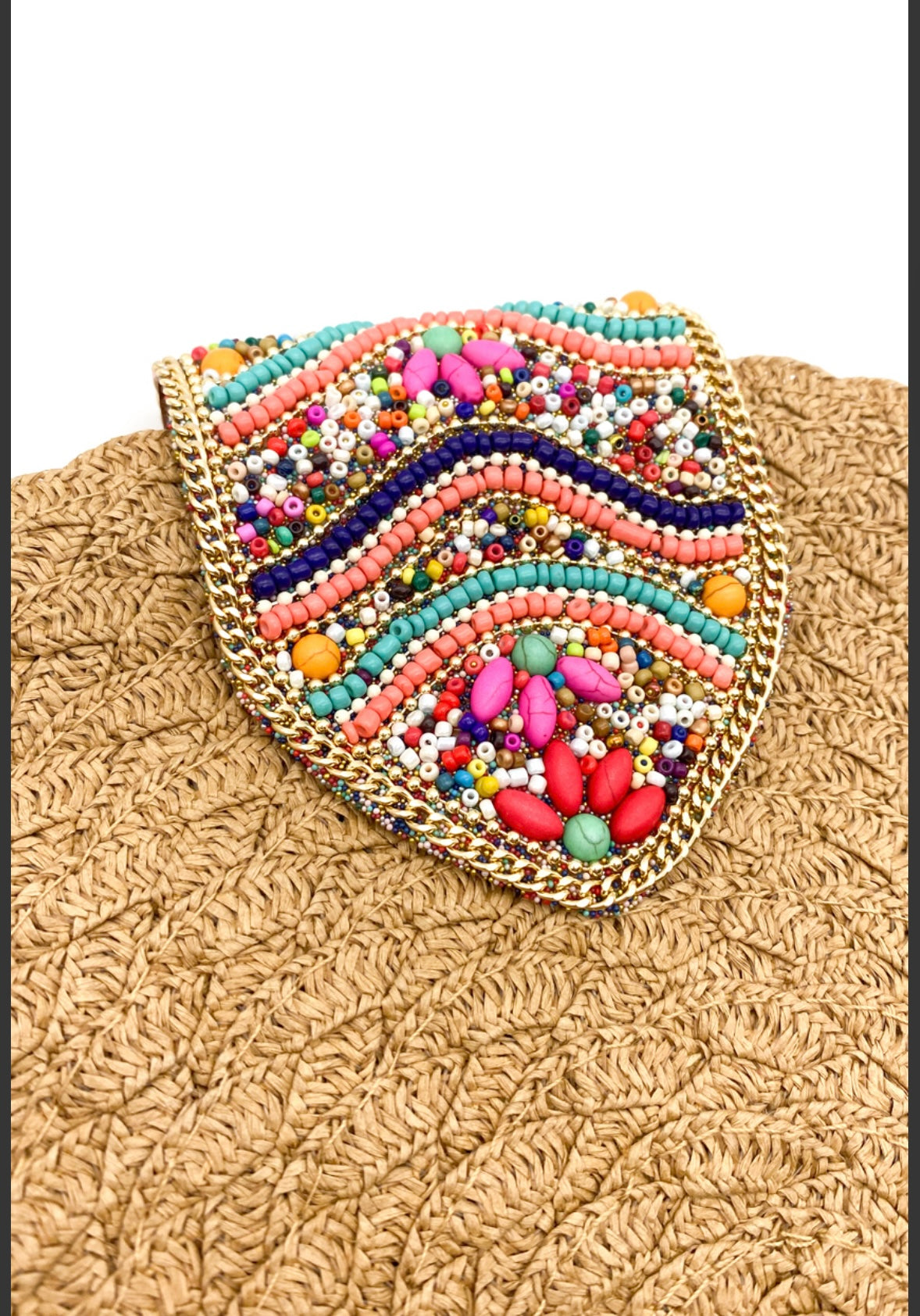 Beaded Clutch Bag