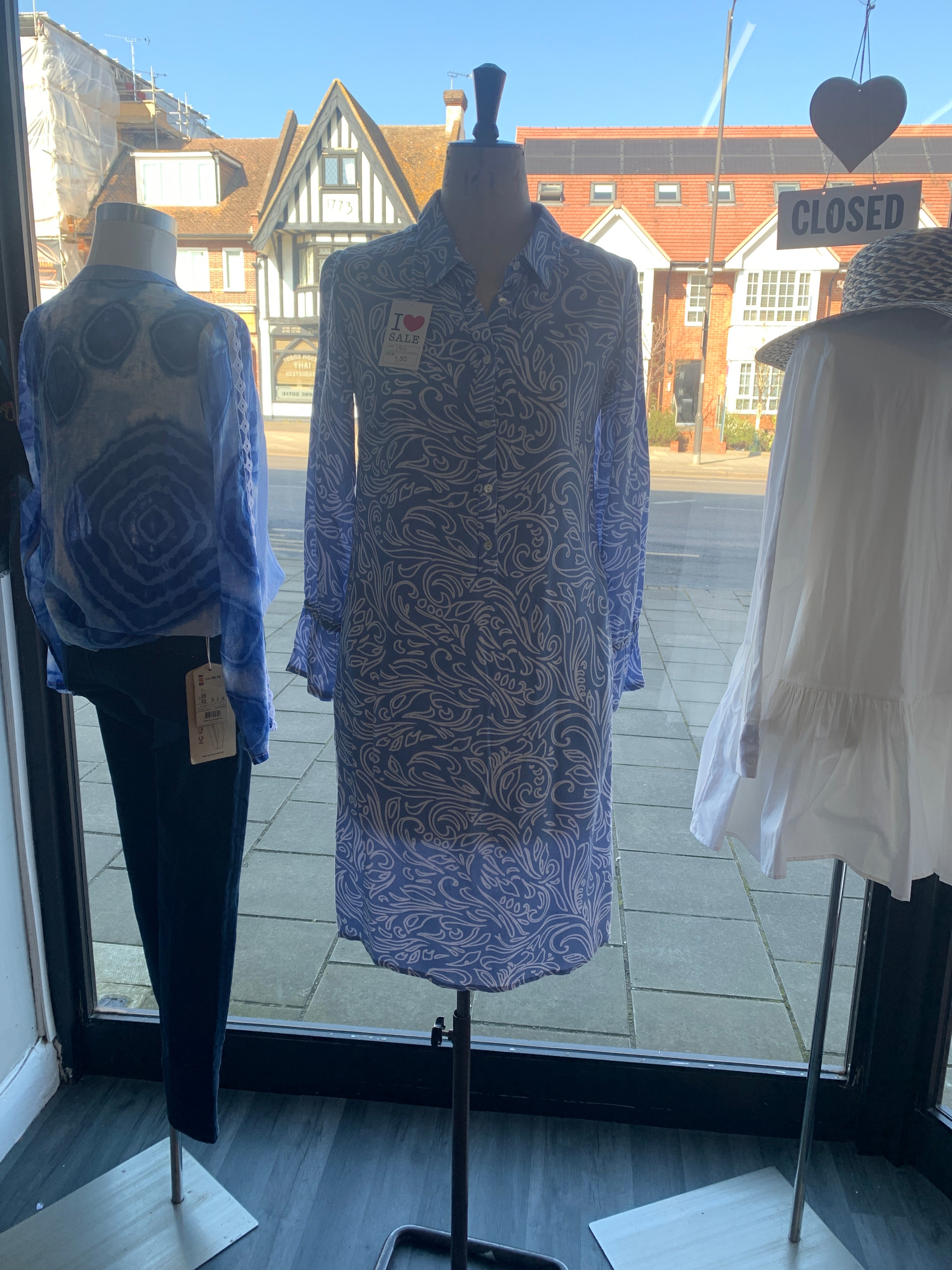 Monotone Shirt Dress
