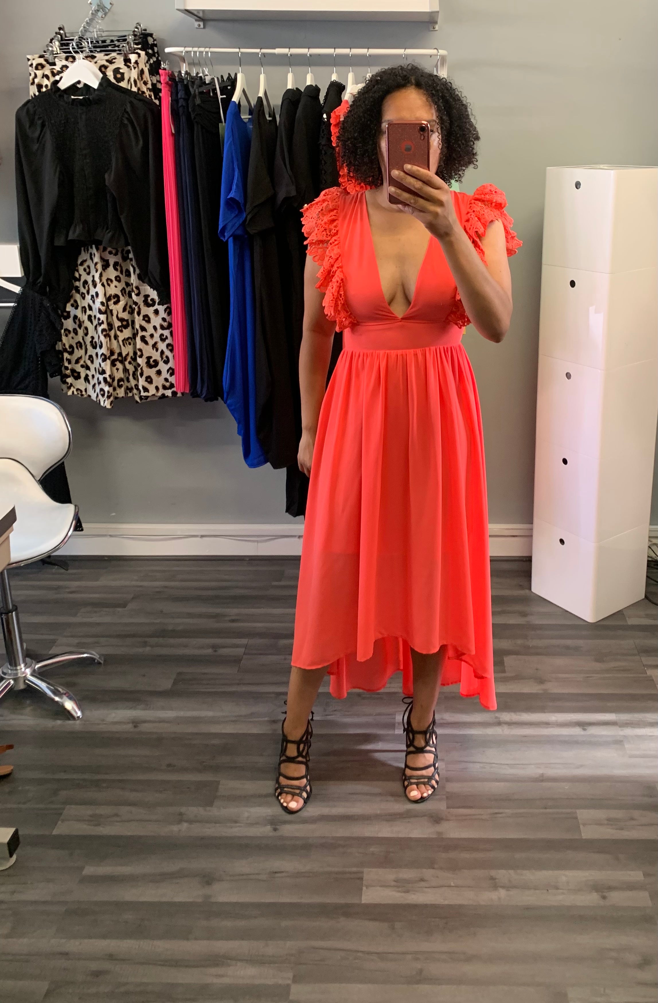 S/S Coral dress