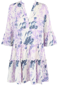 Tie dye Mini Smock Dress