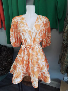 Forever unique orange dress