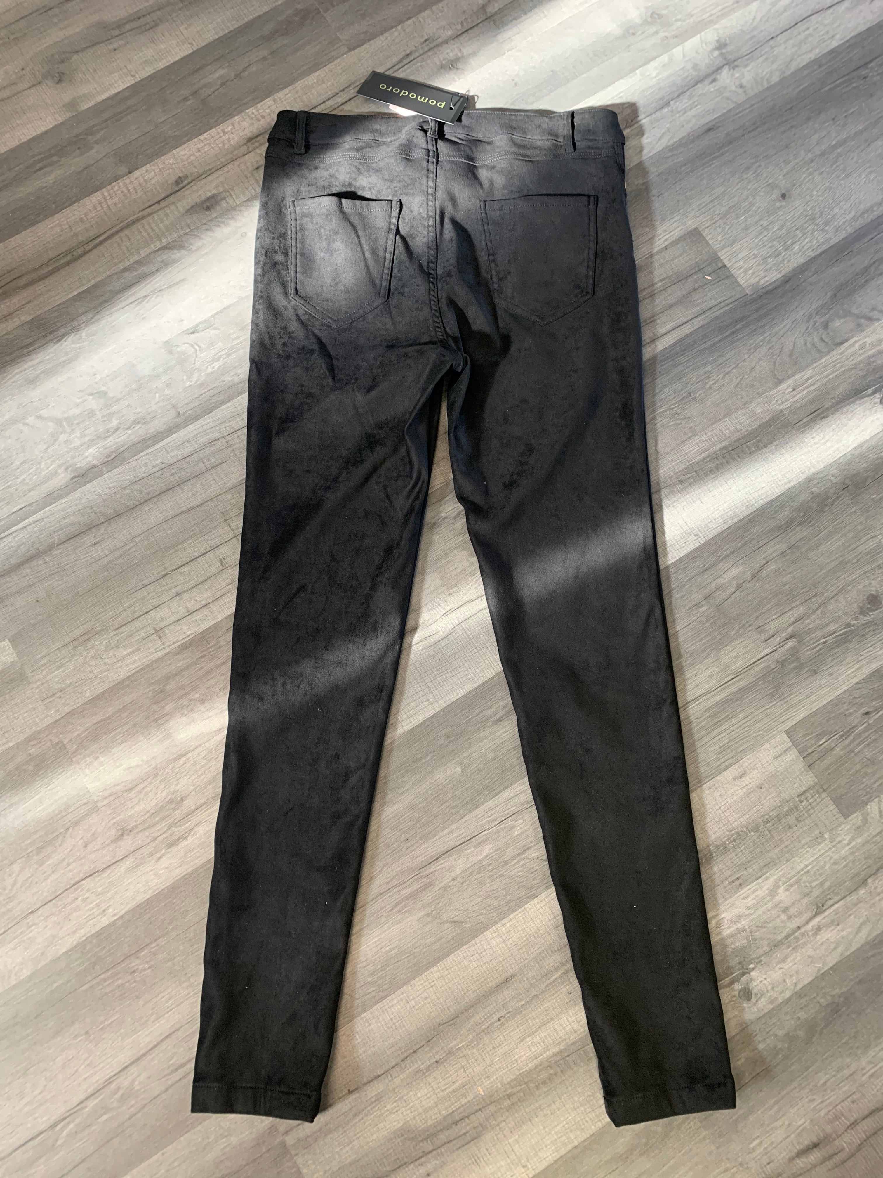 Pomodoro Suedette fitted stretch Jeans