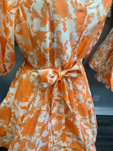 Forever unique orange dress