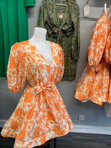 Forever unique orange dress