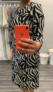 Pomodoro Zebra Print Dress