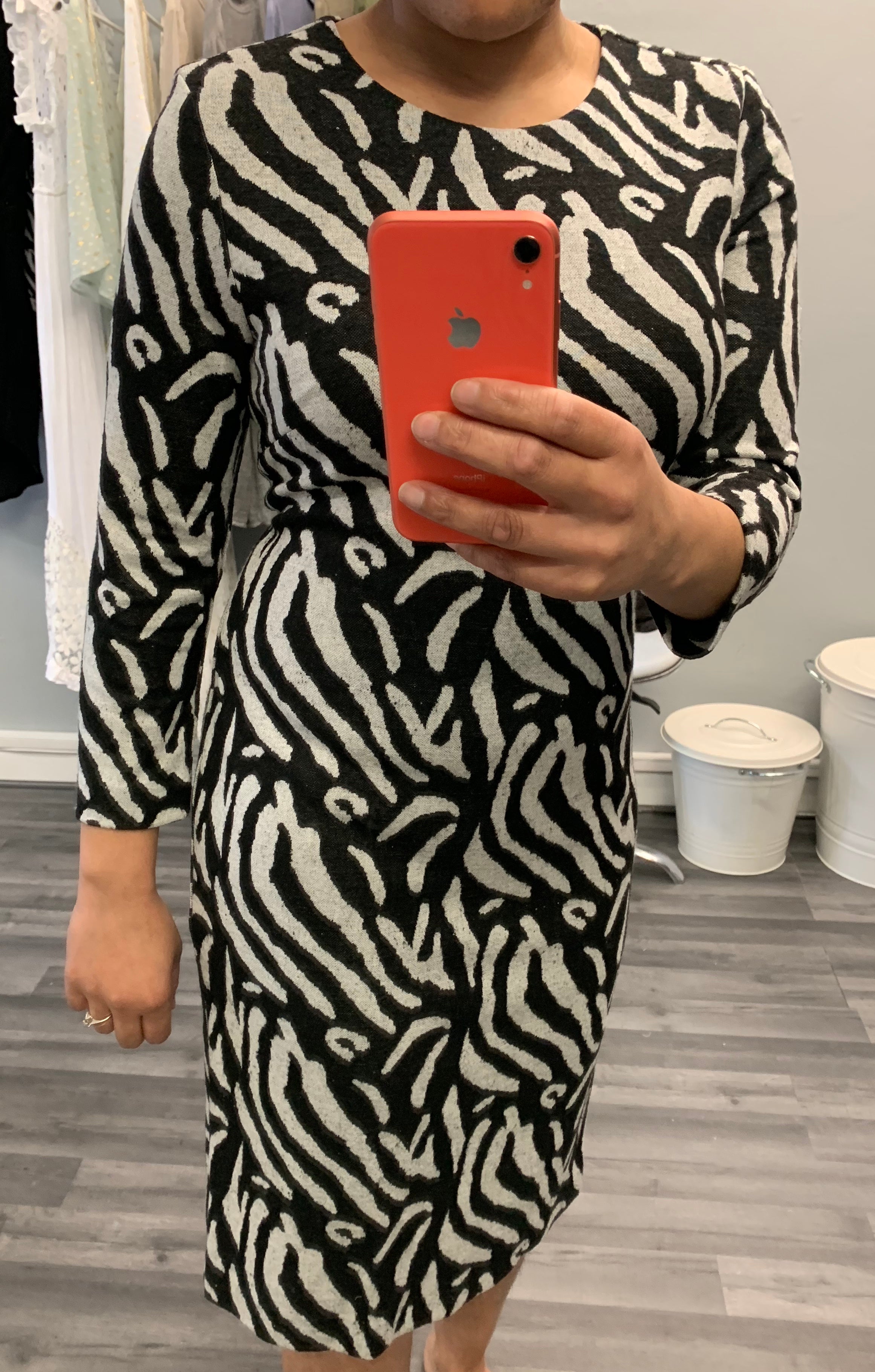 Pomodoro Zebra Print Dress