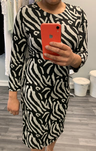 Pomodoro Zebra Print Dress