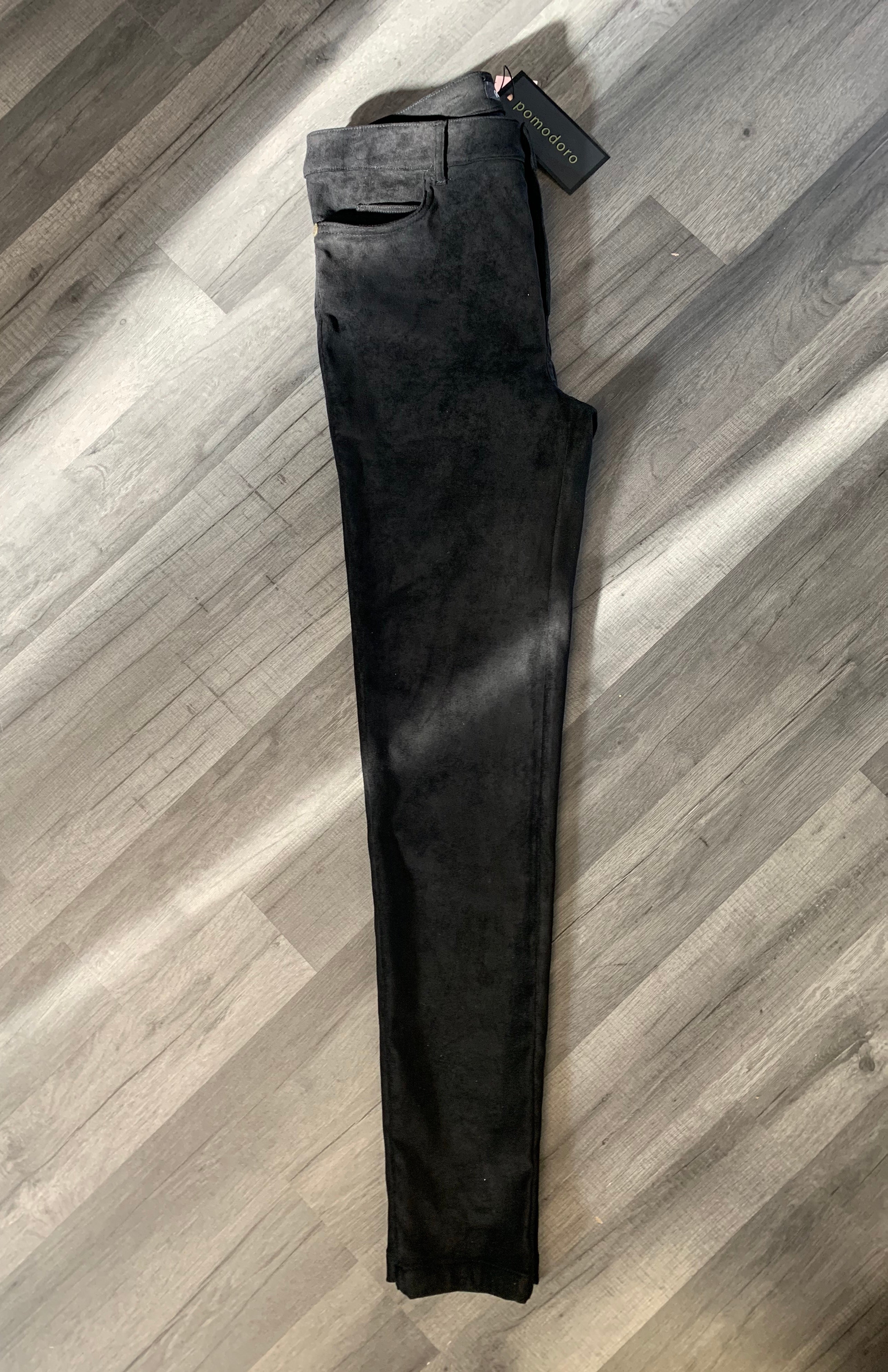 Pomodoro Suedette fitted stretch Jeans