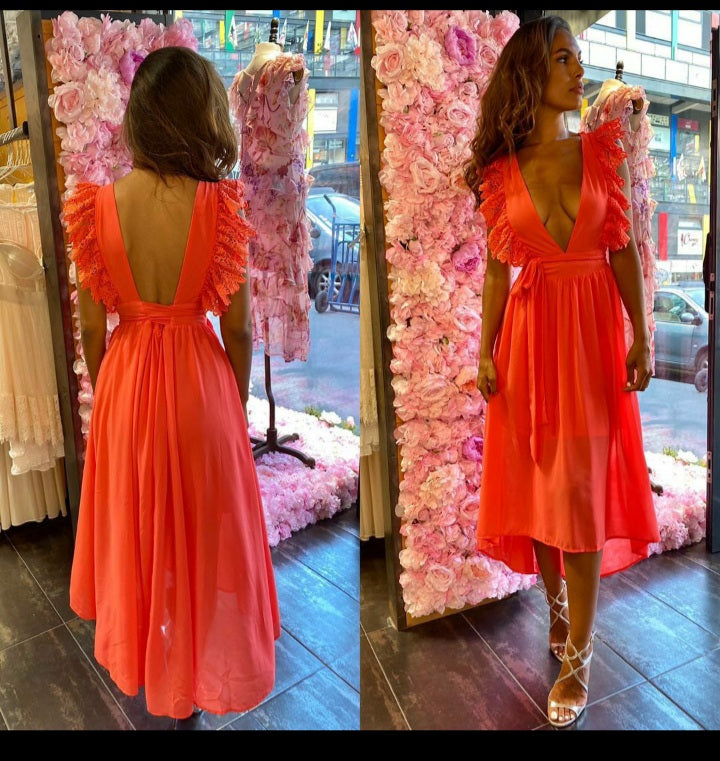 S/S Coral dress