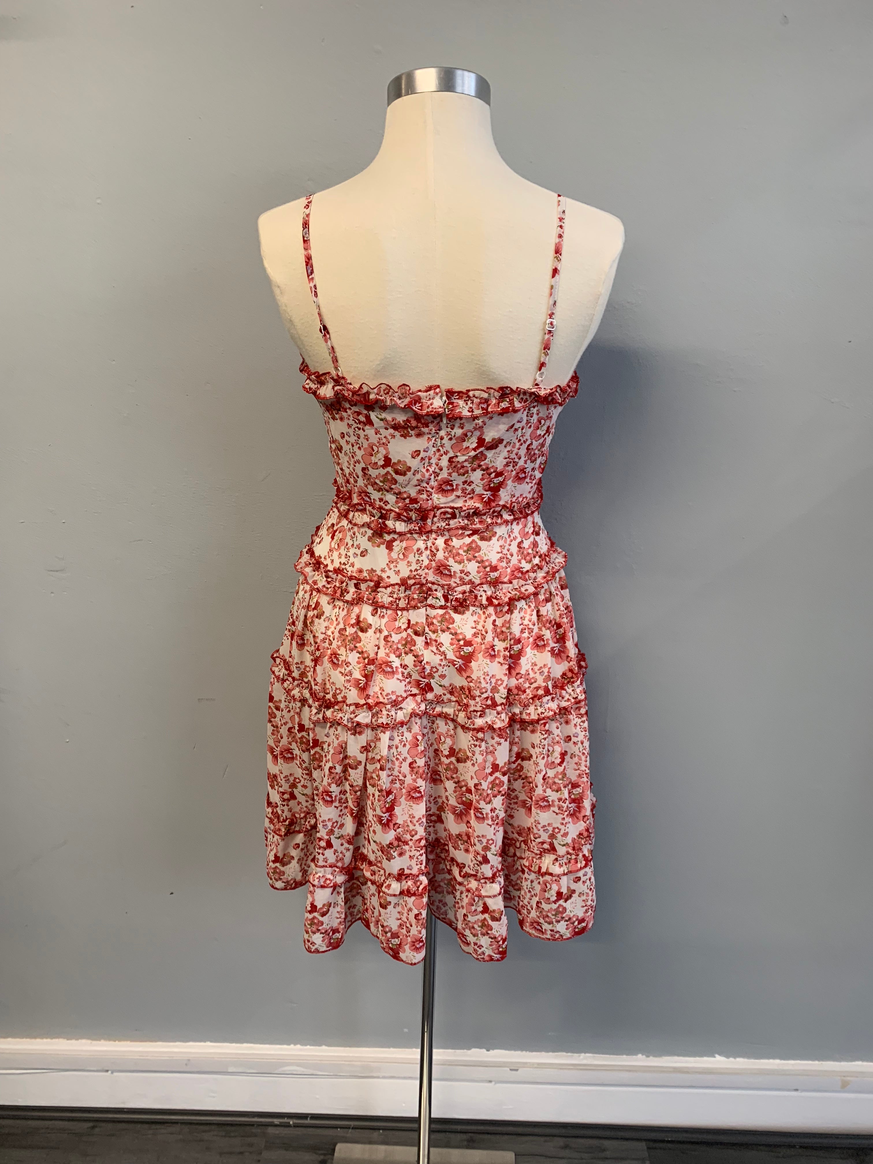 S/S Cami Floral Print Mini Dress