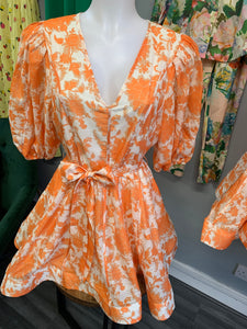 Forever unique orange dress