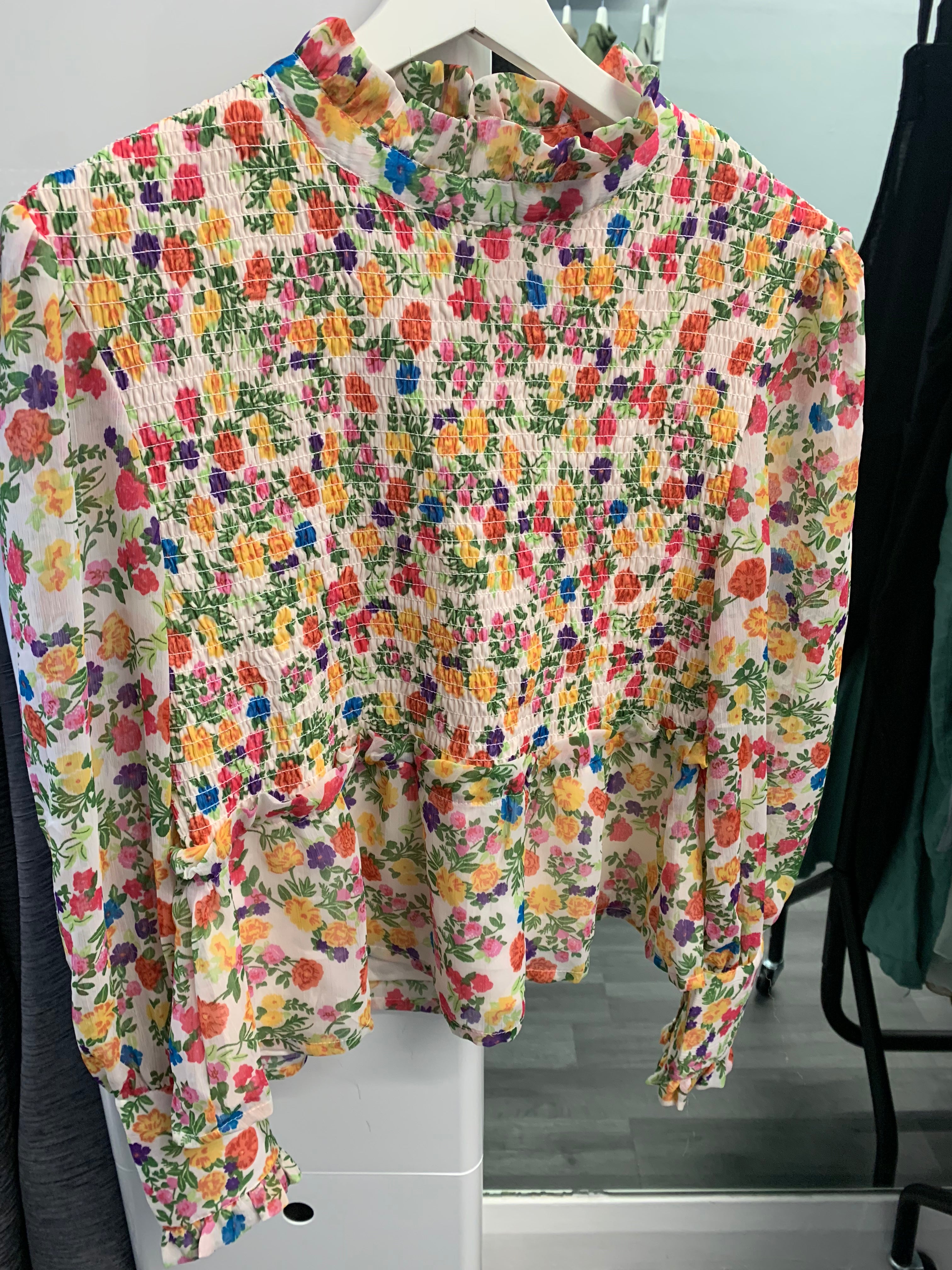 Peplum Floral Top