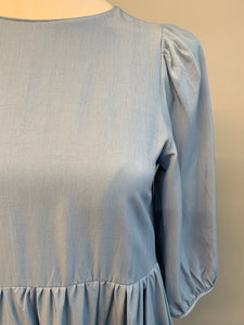 S/S Blue Smock Dress