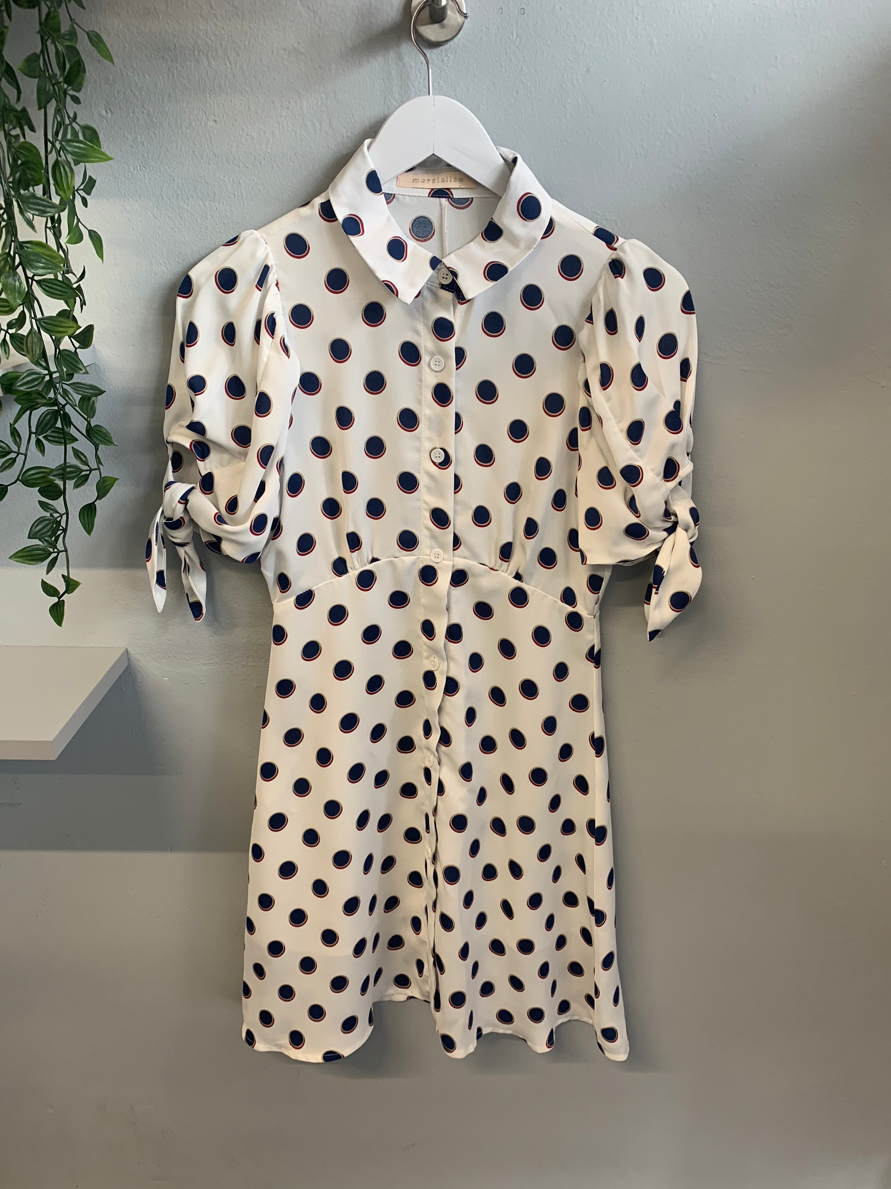 Maraislise S/S Polka Dot Shirt Dress