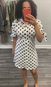 Maraislise S/S Polka Dot Shirt Dress