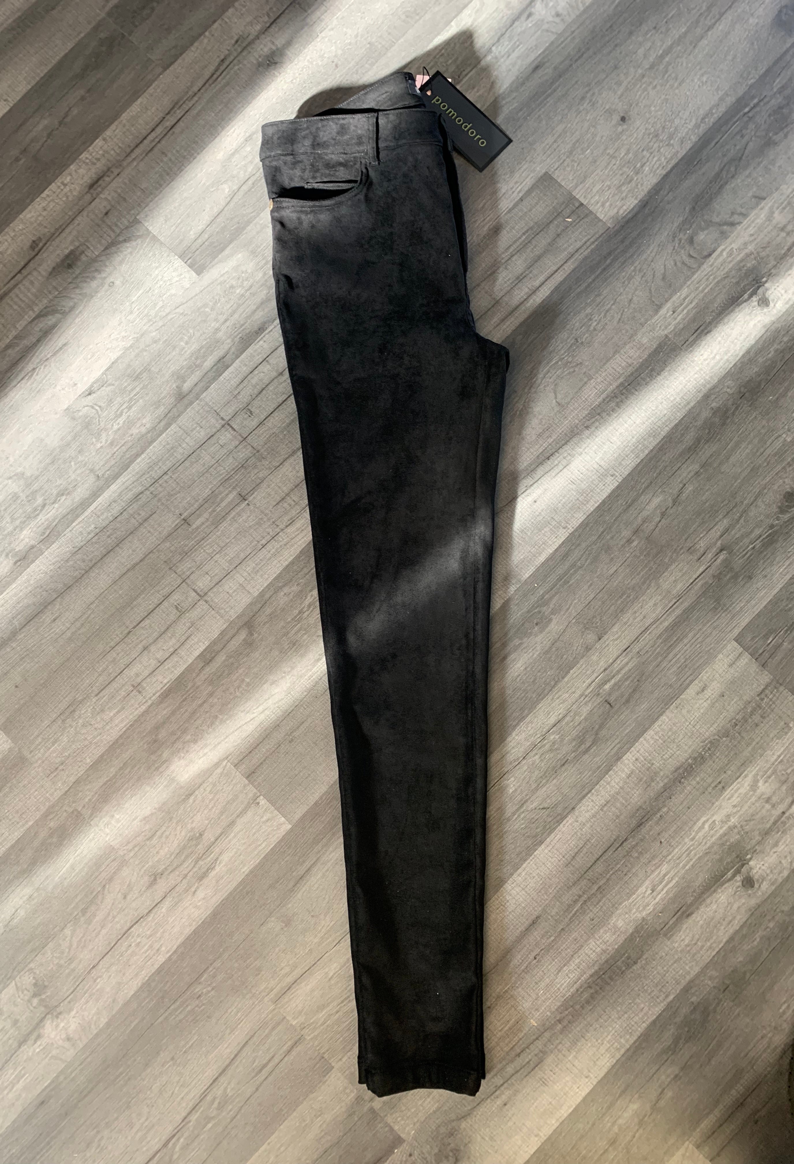 Pomodoro Suedette fitted stretch Jeans