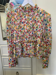 Peplum Floral Top